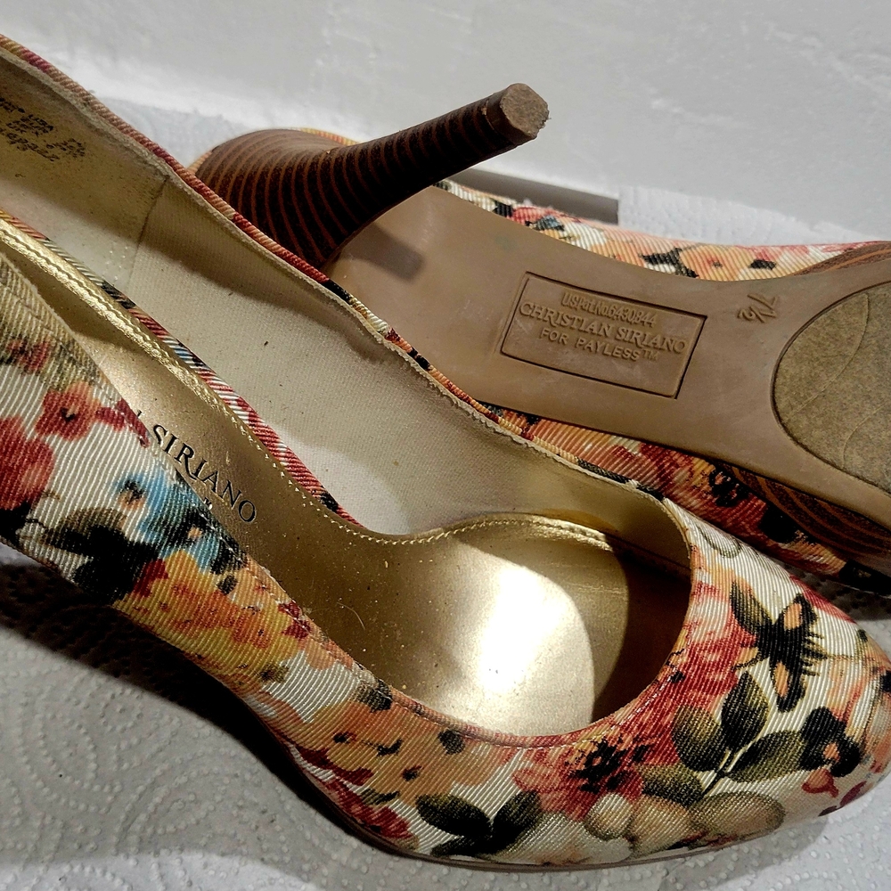 Christian Siriano Floral Women's Heels